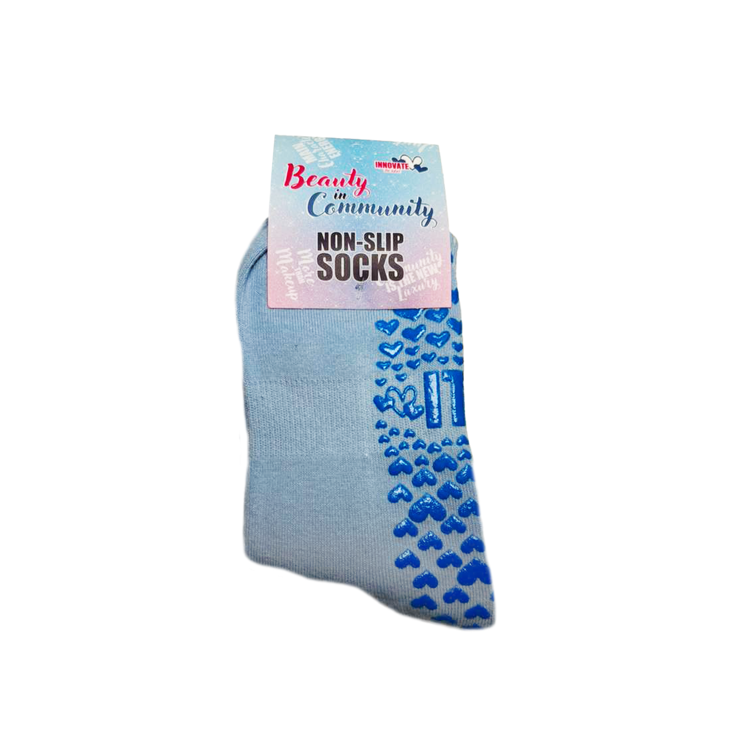 Beauty in Community Grip Pilates & Self-Care Socks