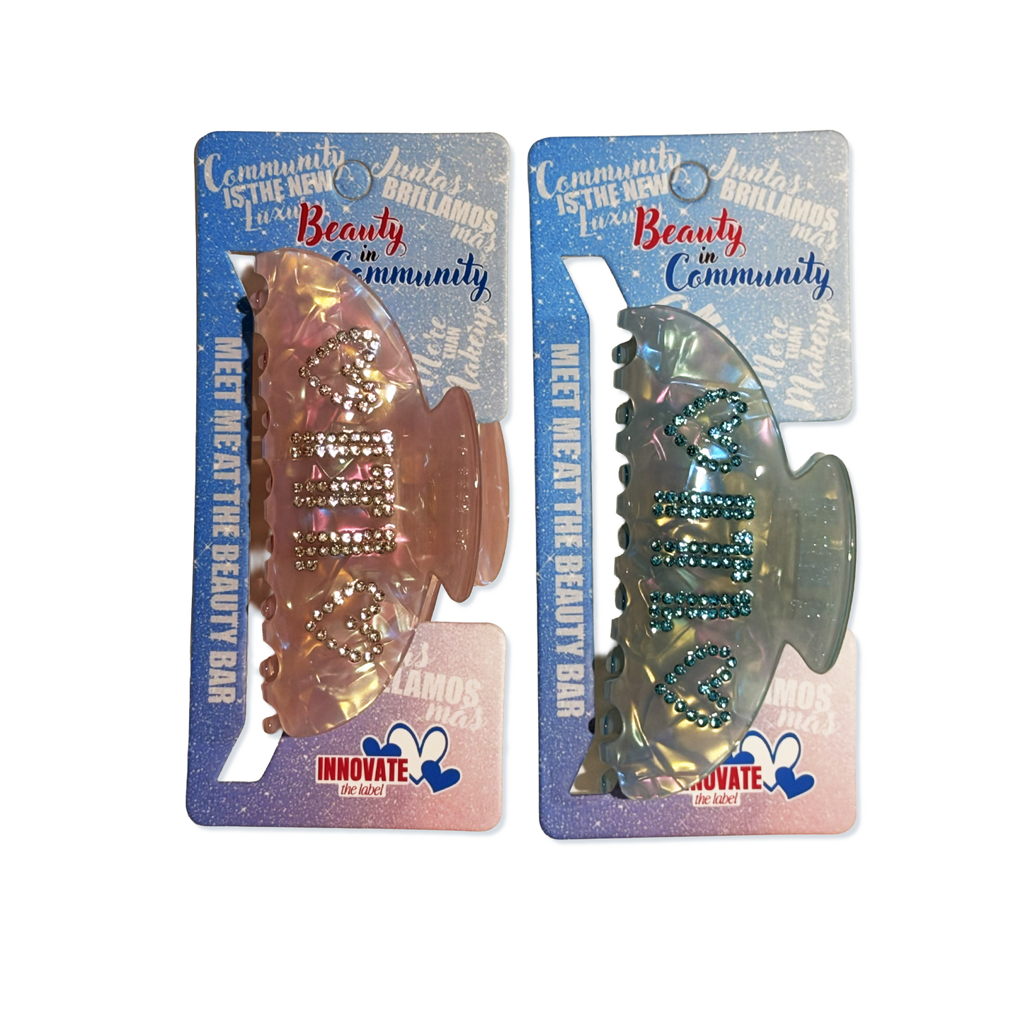 ITL Rhinestone Claw Clip