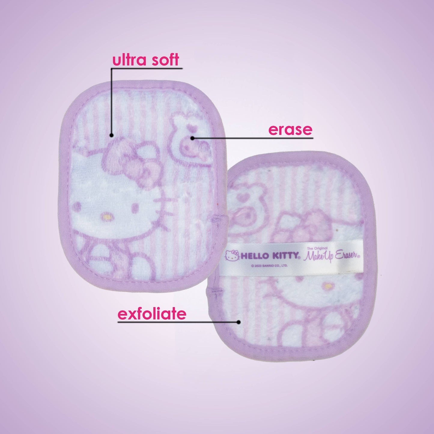 Hello Kitty Sanrio Makeup Removing Towels by The Makeup Eraser
