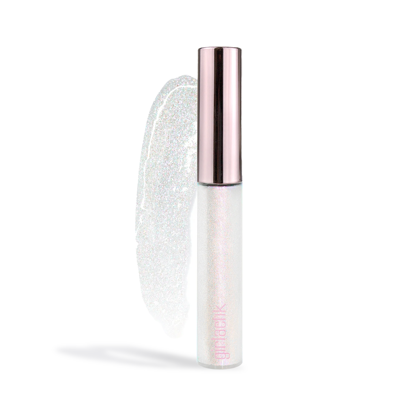 Girlactik Lip Pearls Glosser in Glossy Clear with Shimmer for a Radiant Finish