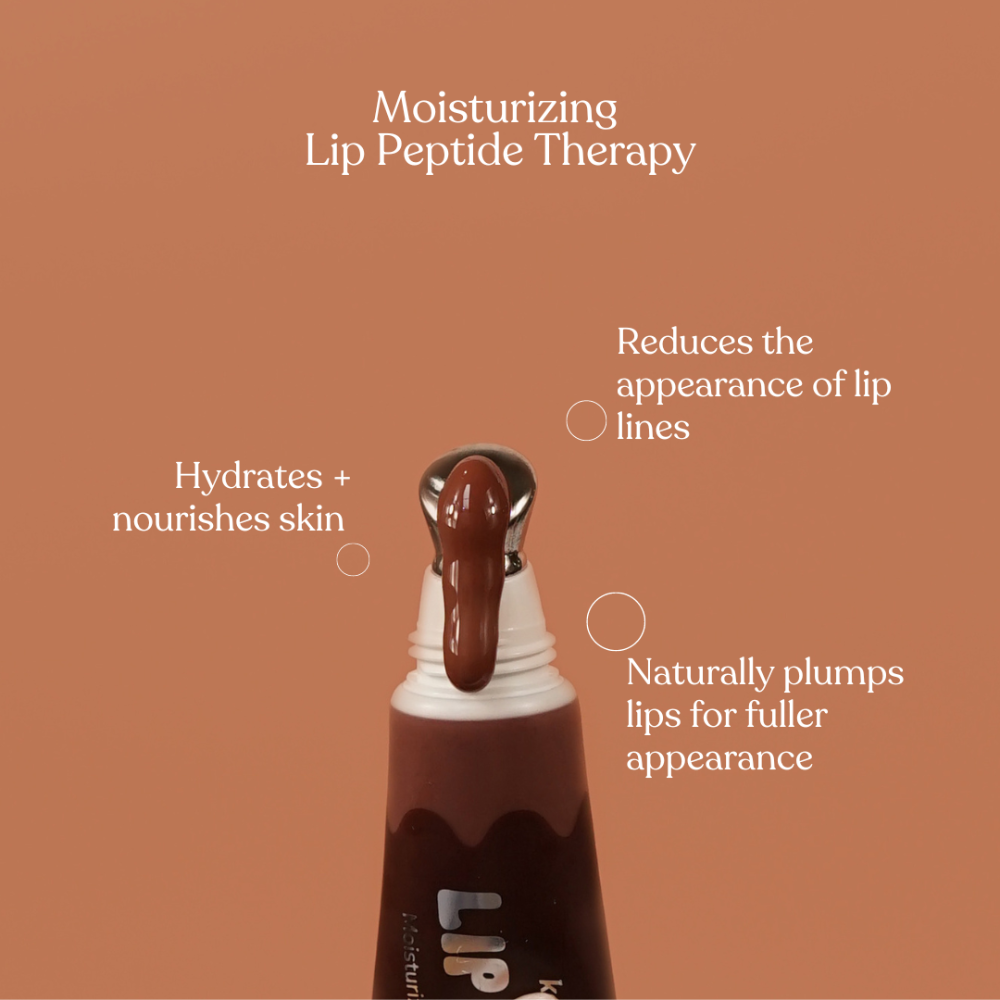 Innovate the Label moisturizing peptide lip gloss with hydrating and lip plumping benefits