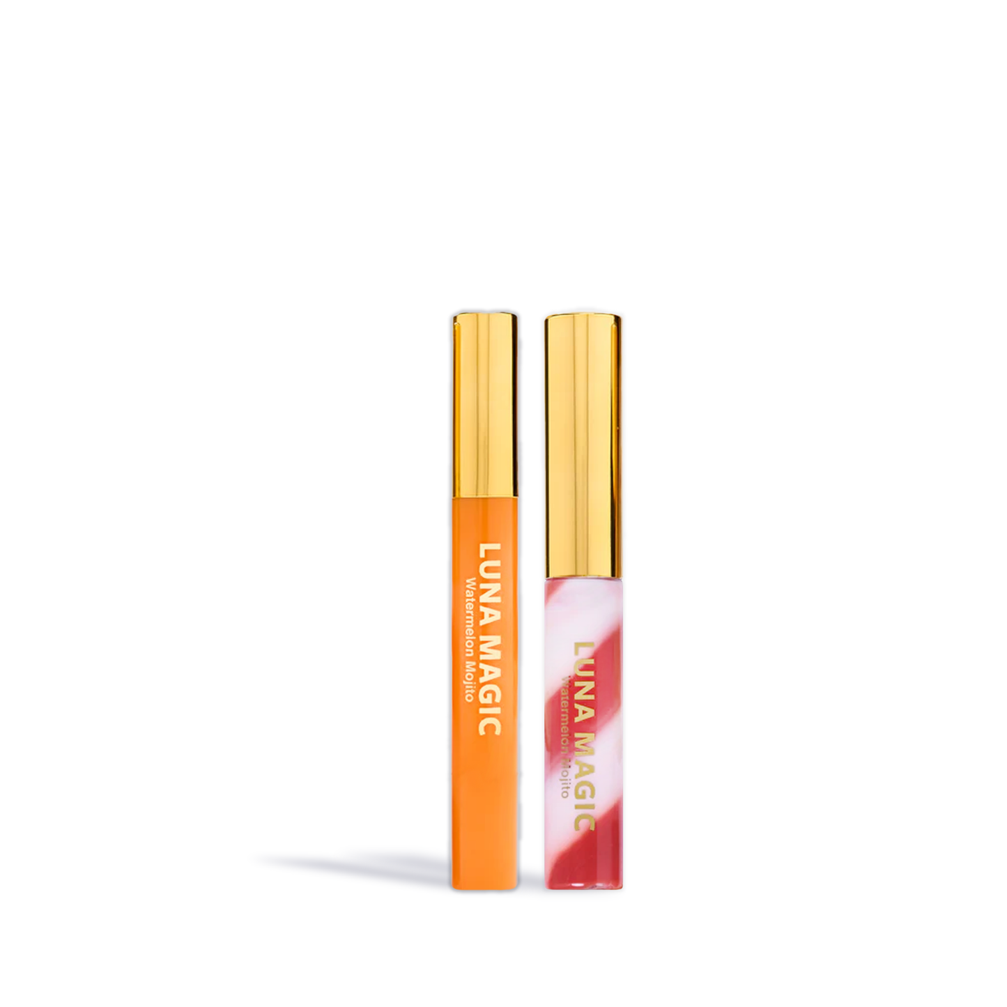 Innovate the Label affordable lip revival kit with two Luna Magic lip glosses in orange and pink shades