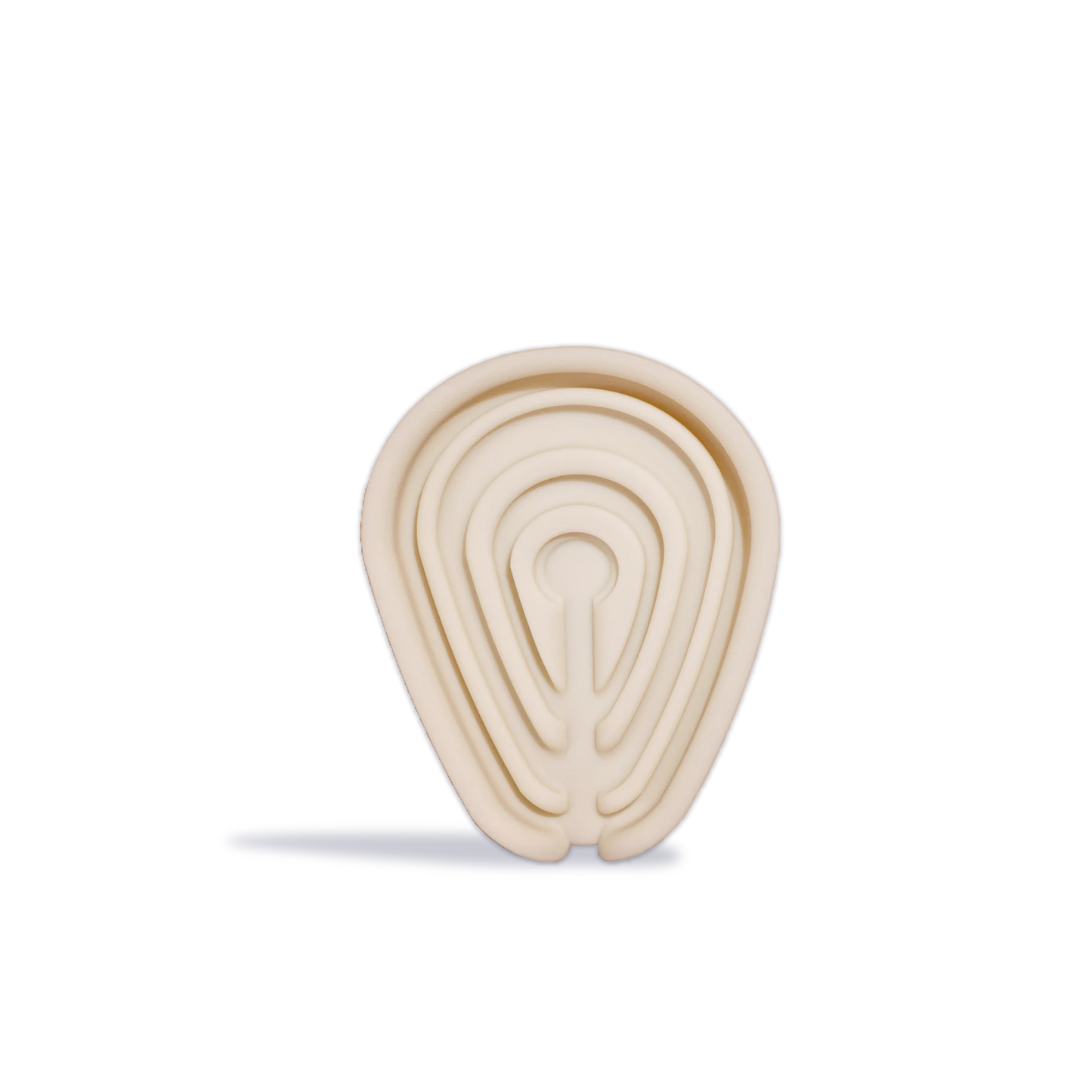 Innovate the Label Nopalera Lemongrass Cactus Soap bar with unique curved design in light beige color