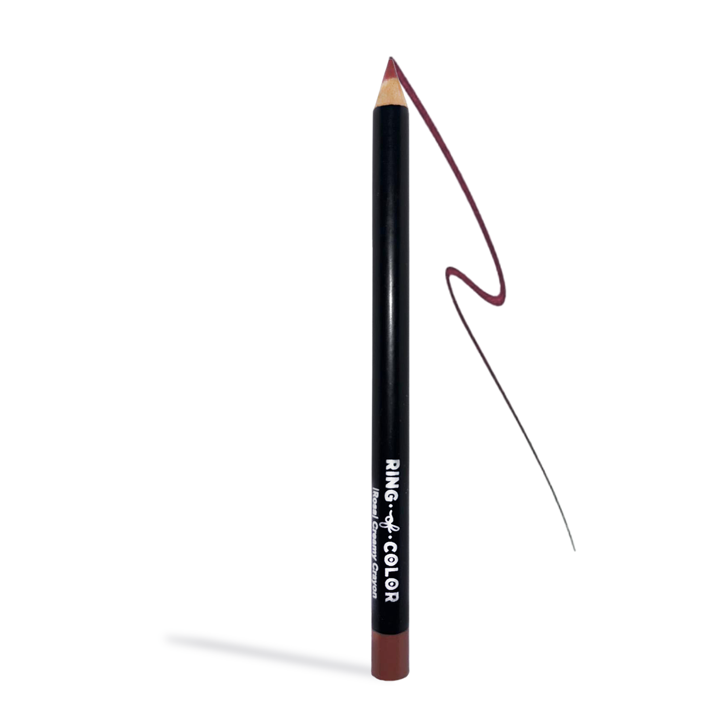 Innovate the Label Beauty Bundles creamy lip liner crayon in dark mauve with smooth application line