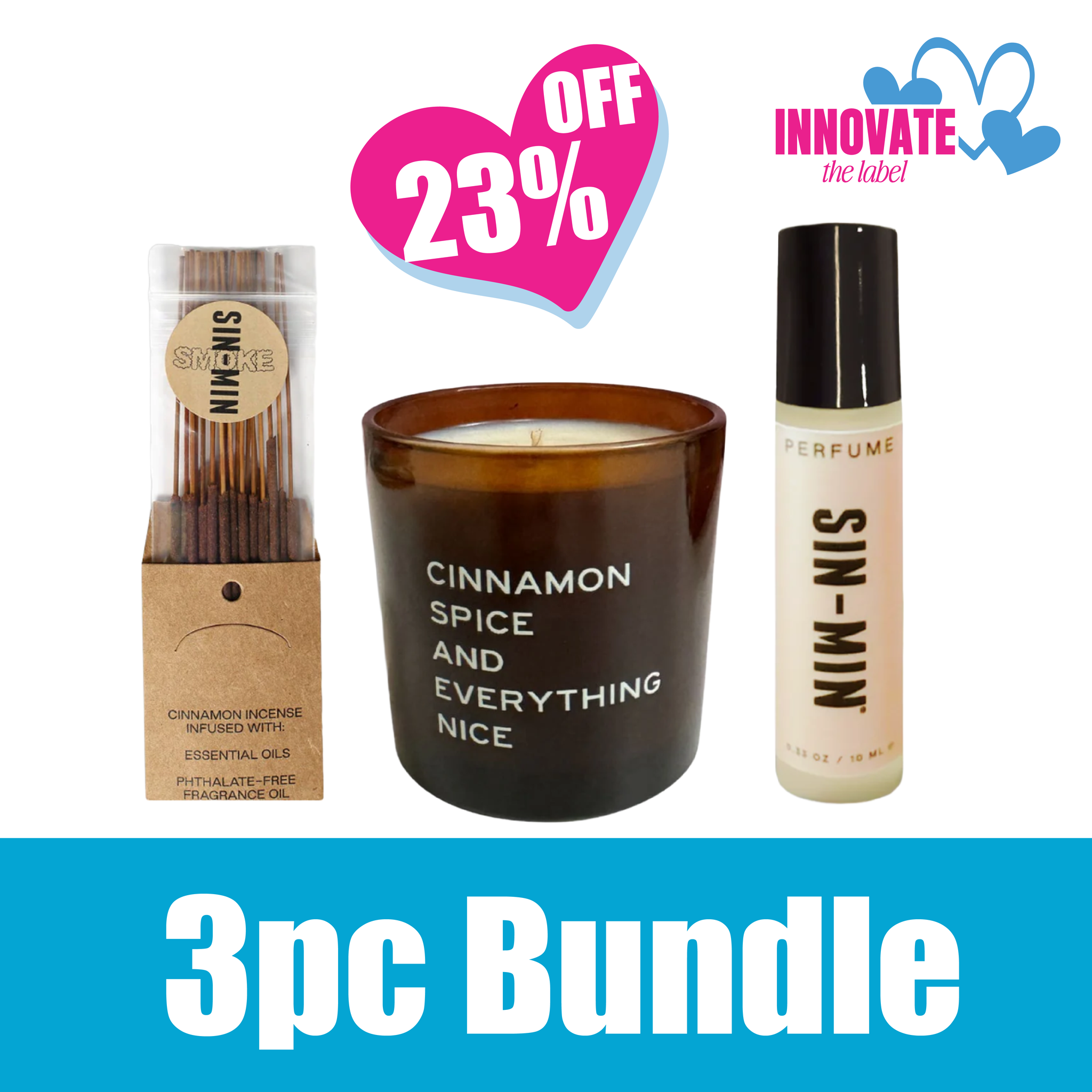 ノワール　エンパシー　マットクリーム Cinnamon Vanilla Scent Trio Package – Innovate the Label Beauty