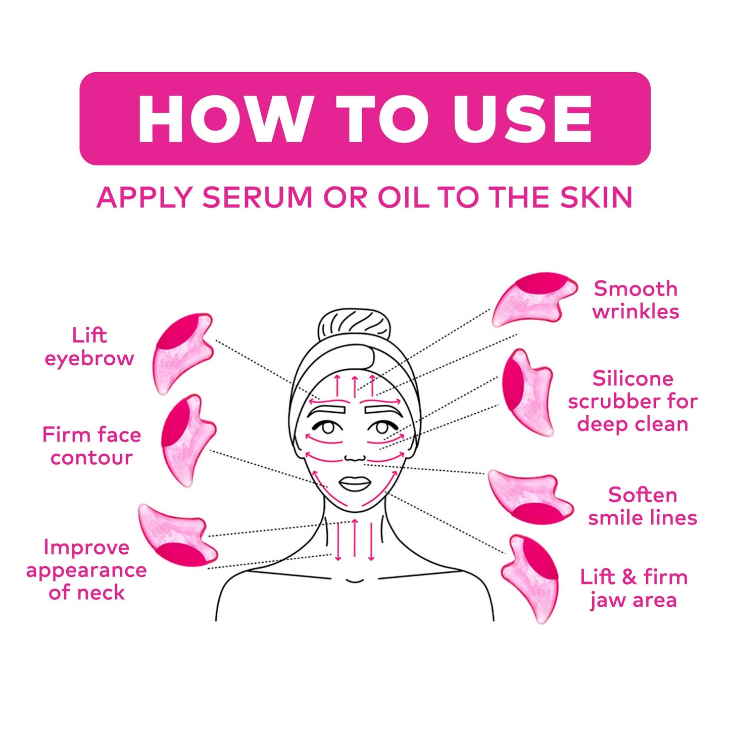 Gua Sha & Facial Scrubber by The MakeUp Eraser