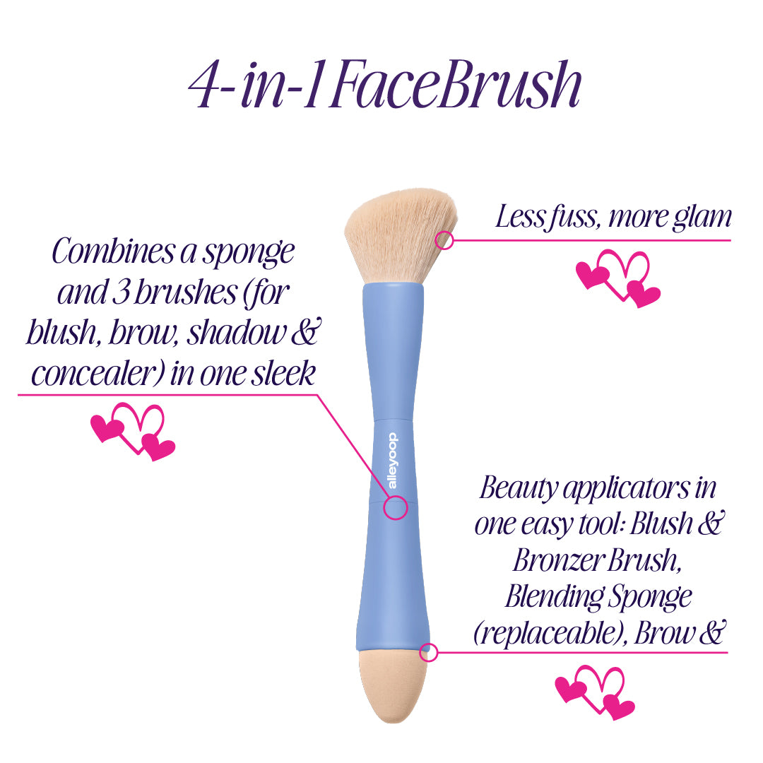 Alleyoop - Cepillo multitarea 4 en 1