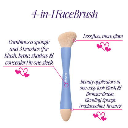 Alleyoop - Cepillo multitarea 4 en 1