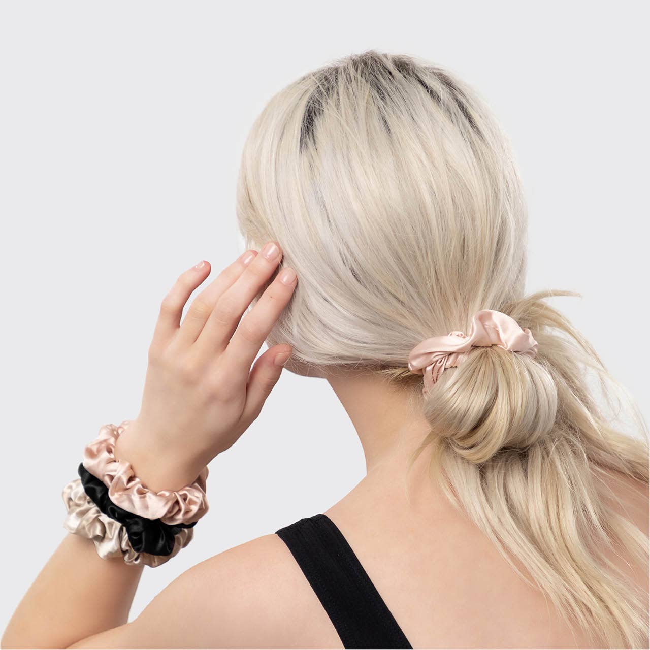 Kitsch Satin Beauty Sleep Scrunchies 5pc in Assorted Colors