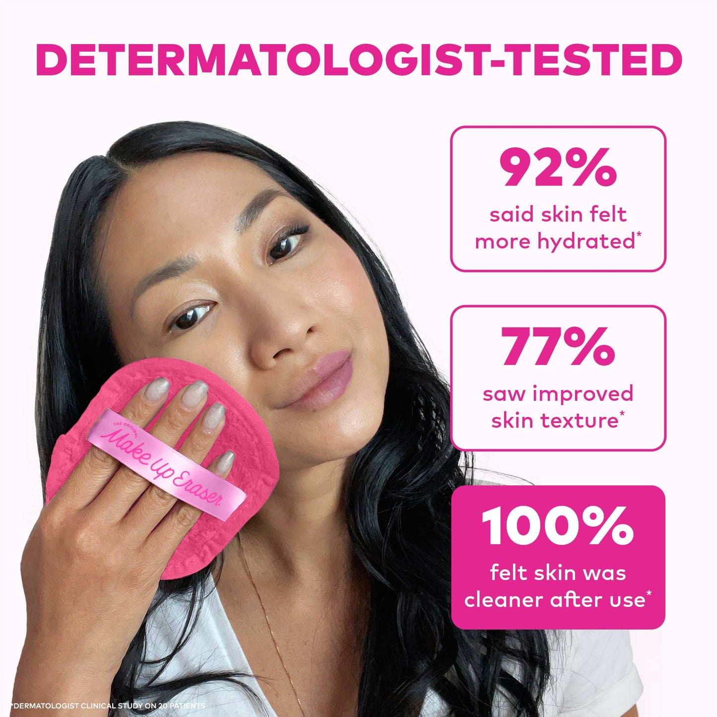 The Pink Mini MakeUp Eraser