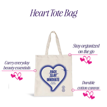 Heart Tote Bag by Innovate The Label