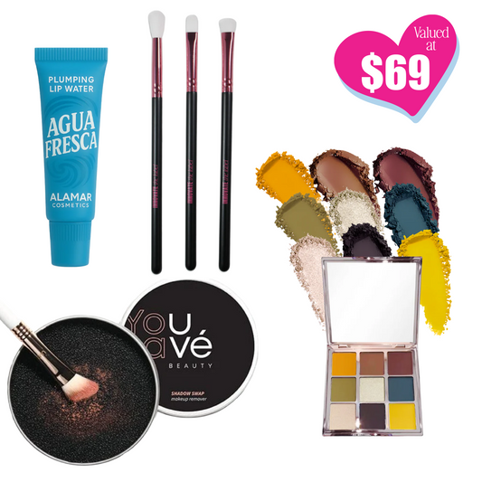 Bold & Beautiful Bundle  Palette + Brush Set + Color Switch + Lip Plumper