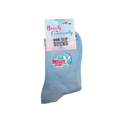Beauty in Community Grip Pilates & Self-Care Socks