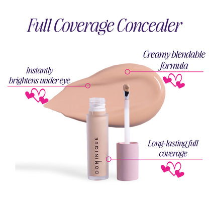Caffeine-Infused, Full-Coverage Concealer by Dominique Cosmetics