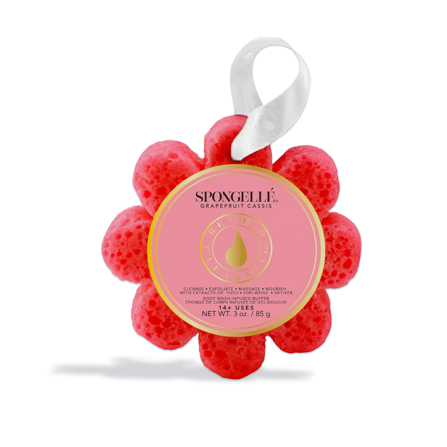 Spongelle Wildflowers Soap Sponges Body wash–infused sponge for a quick, luxe cleanse