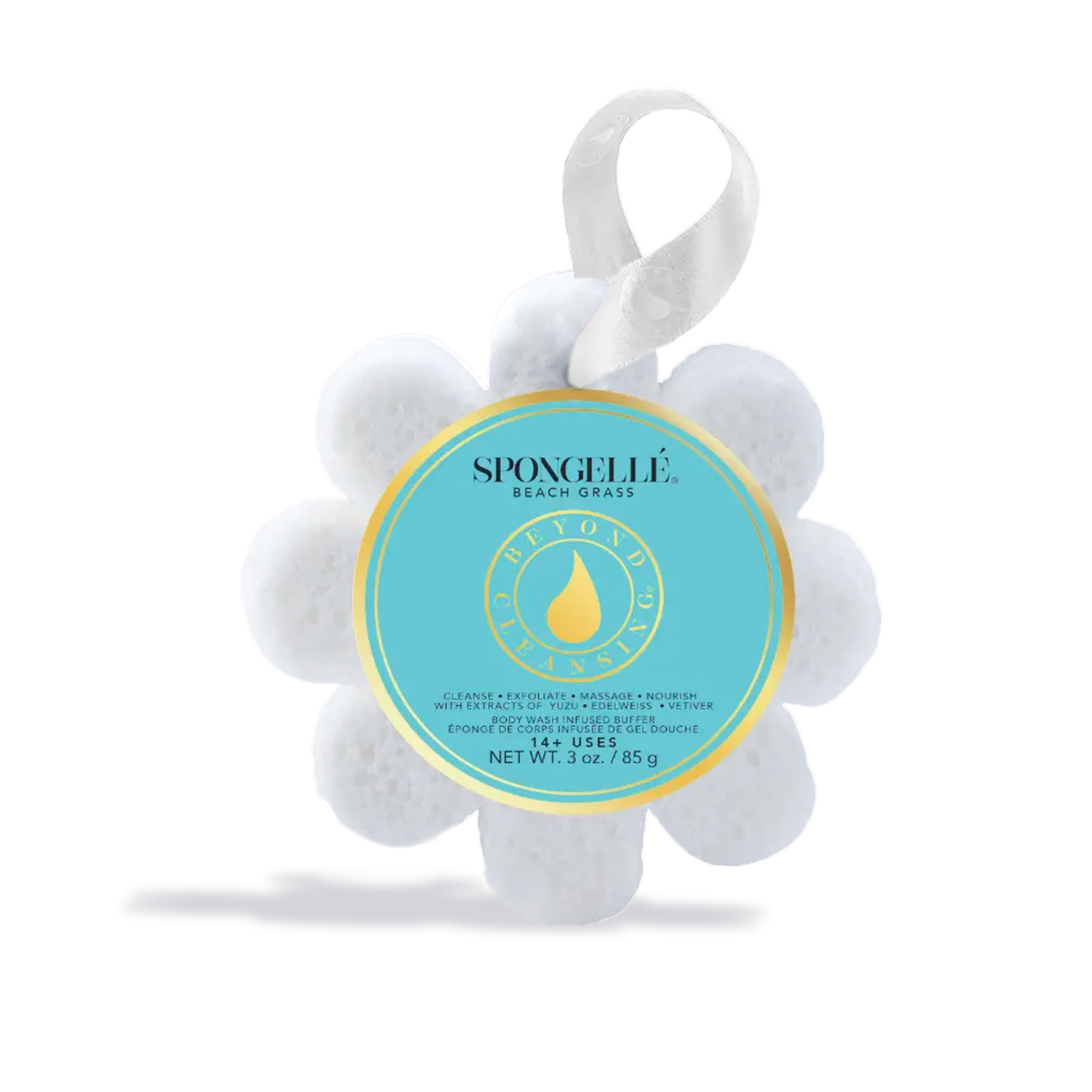 Spongelle Wildflowers Soap Sponges Body wash–infused sponge for a quick, luxe cleanse