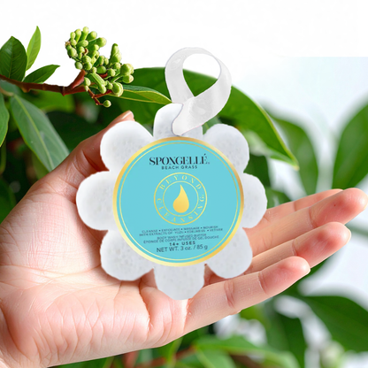 Spongelle Wildflowers Soap Sponges Body wash–infused sponge for a quick, luxe cleanse