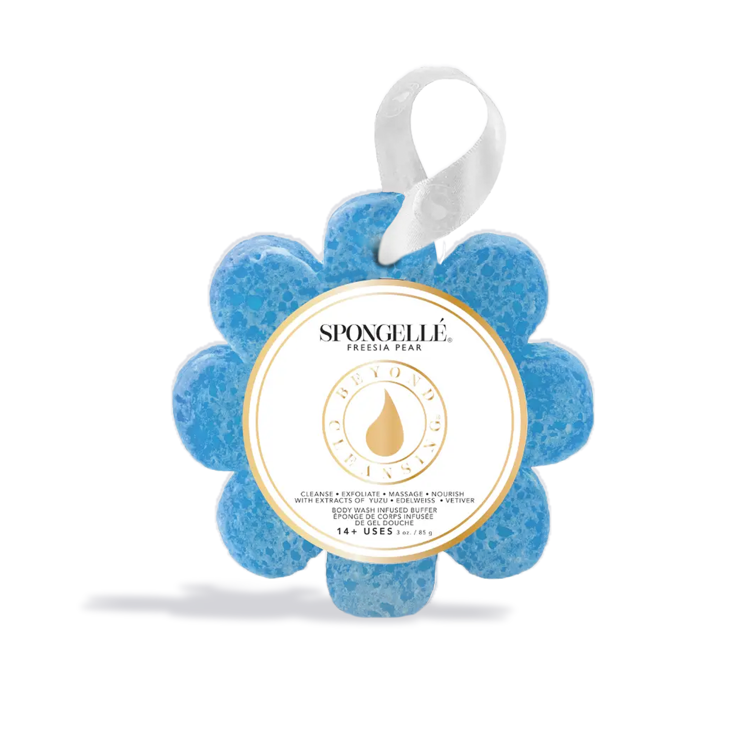 Spongelle Wildflowers Soap Sponges Body wash–infused sponge for a quick, luxe cleanse