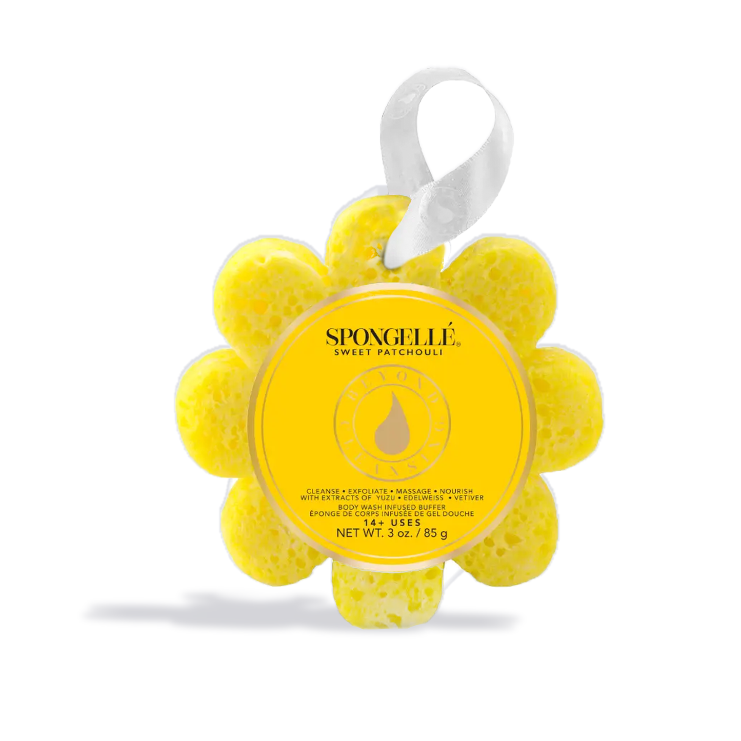 Spongelle Wildflowers Soap Sponges Body wash–infused sponge for a quick, luxe cleanse