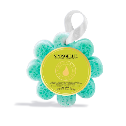 Spongelle Wildflowers Soap Sponges Body wash–infused sponge for a quick, luxe cleanse