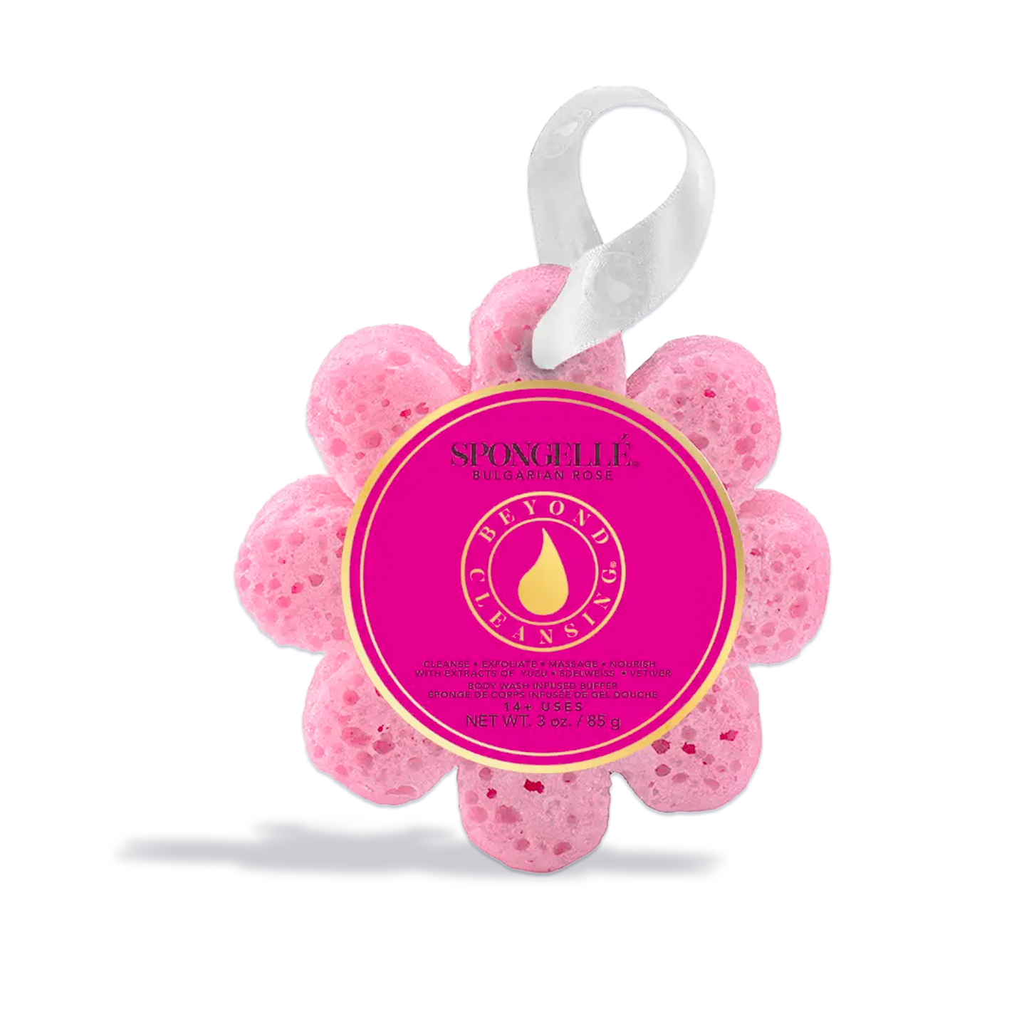 Spongelle Wildflowers Soap Sponges Body wash–infused sponge for a quick, luxe cleanse