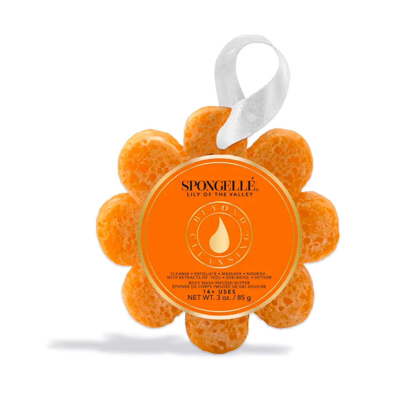 Spongelle Wildflowers Soap Sponges Body wash–infused sponge for a quick, luxe cleanse