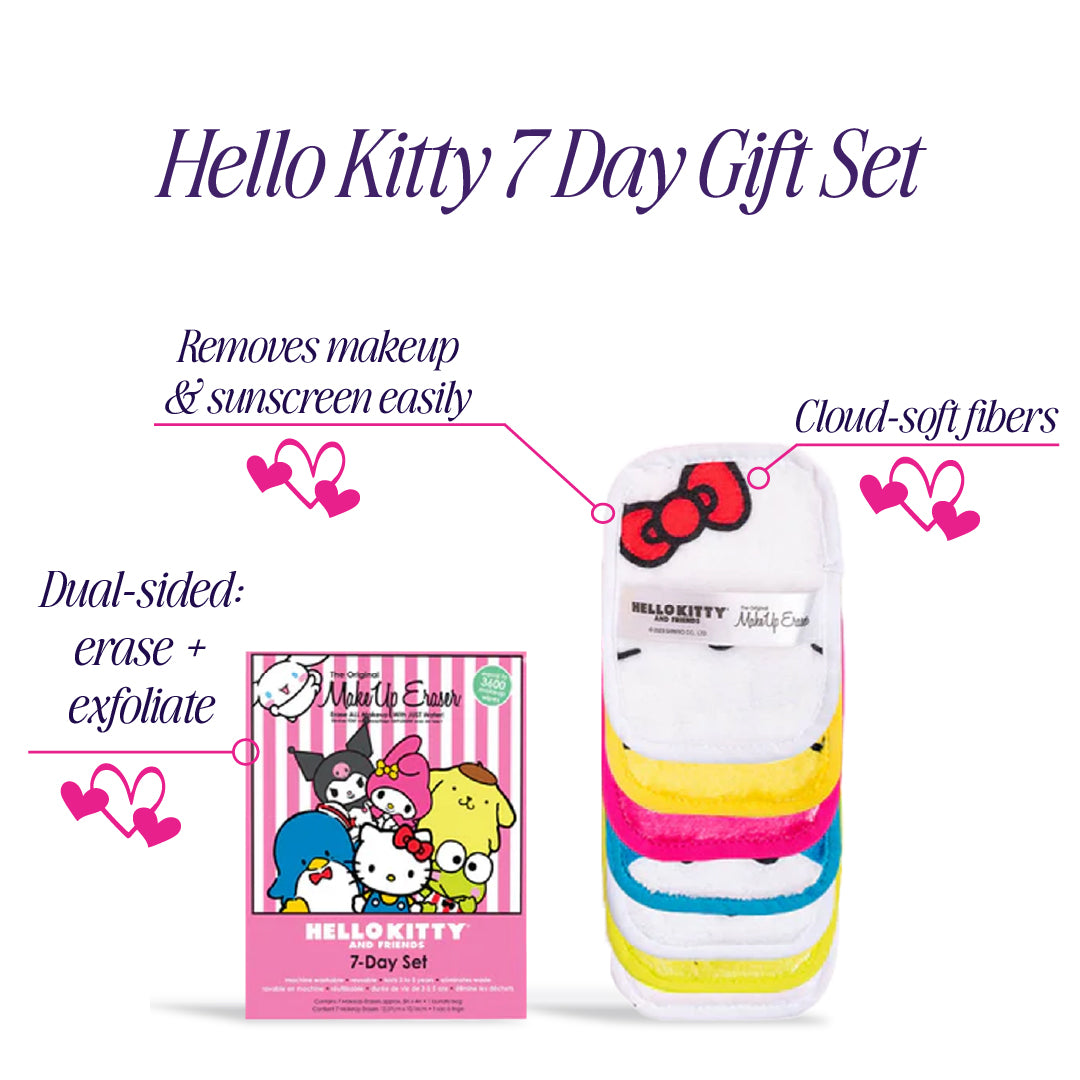 Hello Kitty & Friends Makeup Removing Towels by The Makeup Eraser