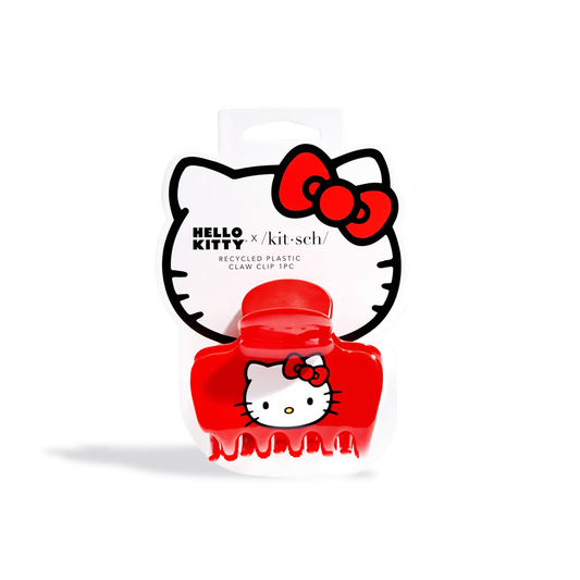 Kitsch X Hello Kitty Recycled Puffy Claw Clip