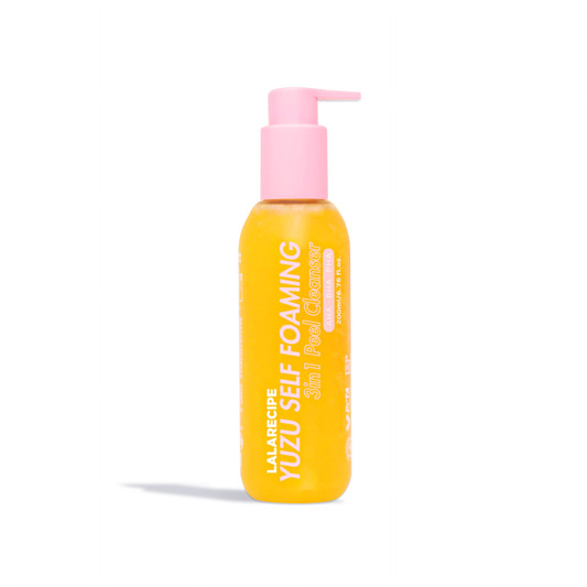 Lala Recipe Yuzu Self Foaming 3in1 Peel Cleanser
