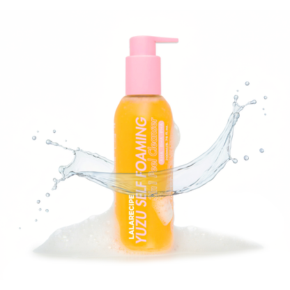 Lala Recipe Yuzu Self Foaming 3in1 Peel Cleanser