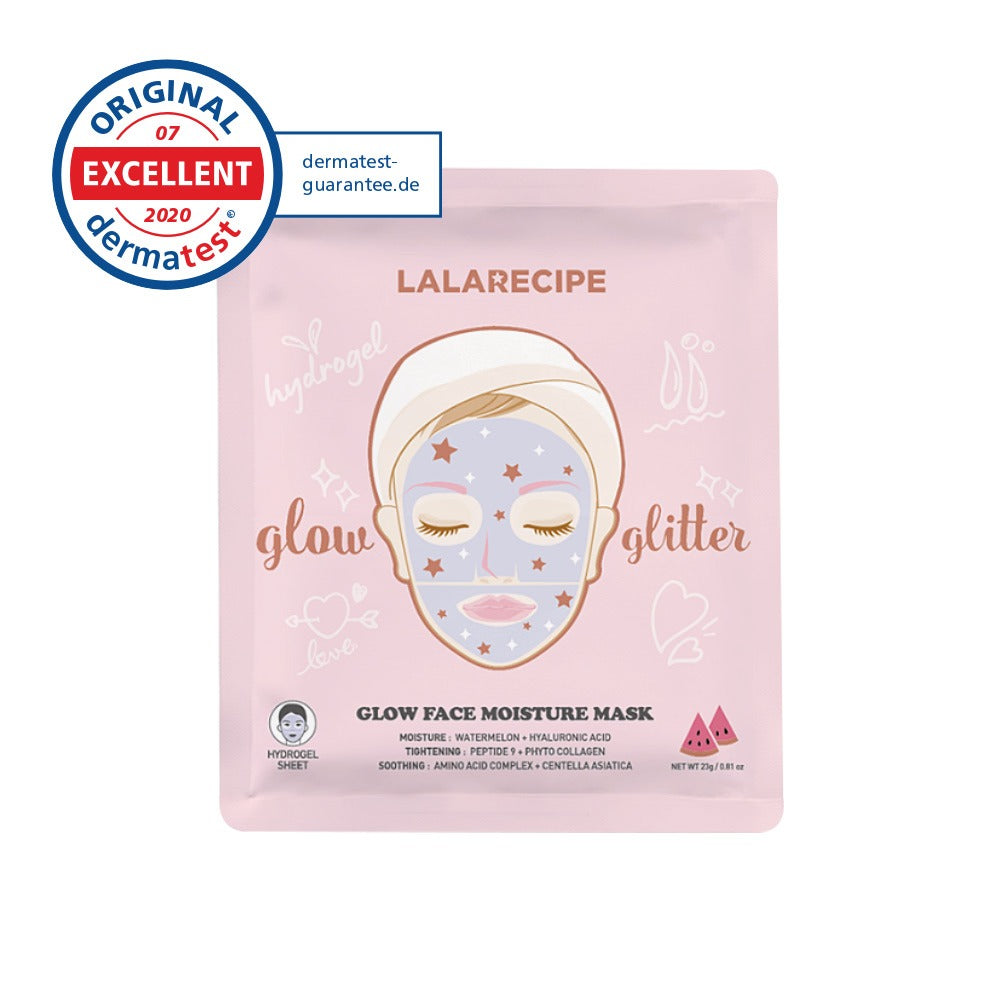 LaLa Recipe Glow Face Moisture Mask in Watermelon