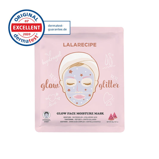 LaLa Recipe Glow Face Moisture Mask in Watermelon