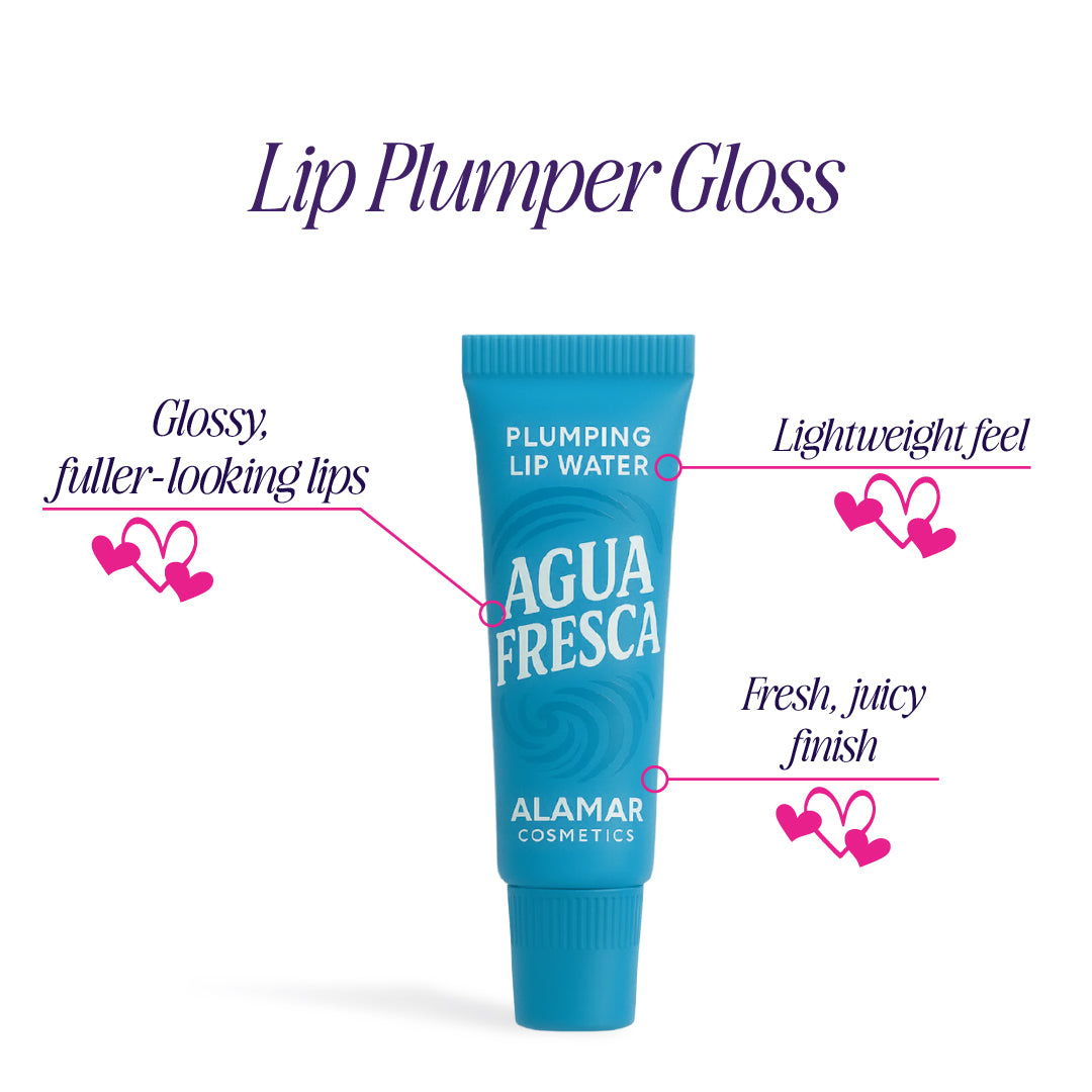 Lip Plumper Gloss in Agua Fresca by Alamar Cosmetics