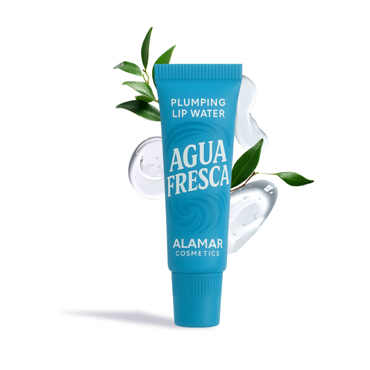 Alamar Cosmetics Mini Lip Water in Agua Fresca Affordable Lip Plumper Gloss