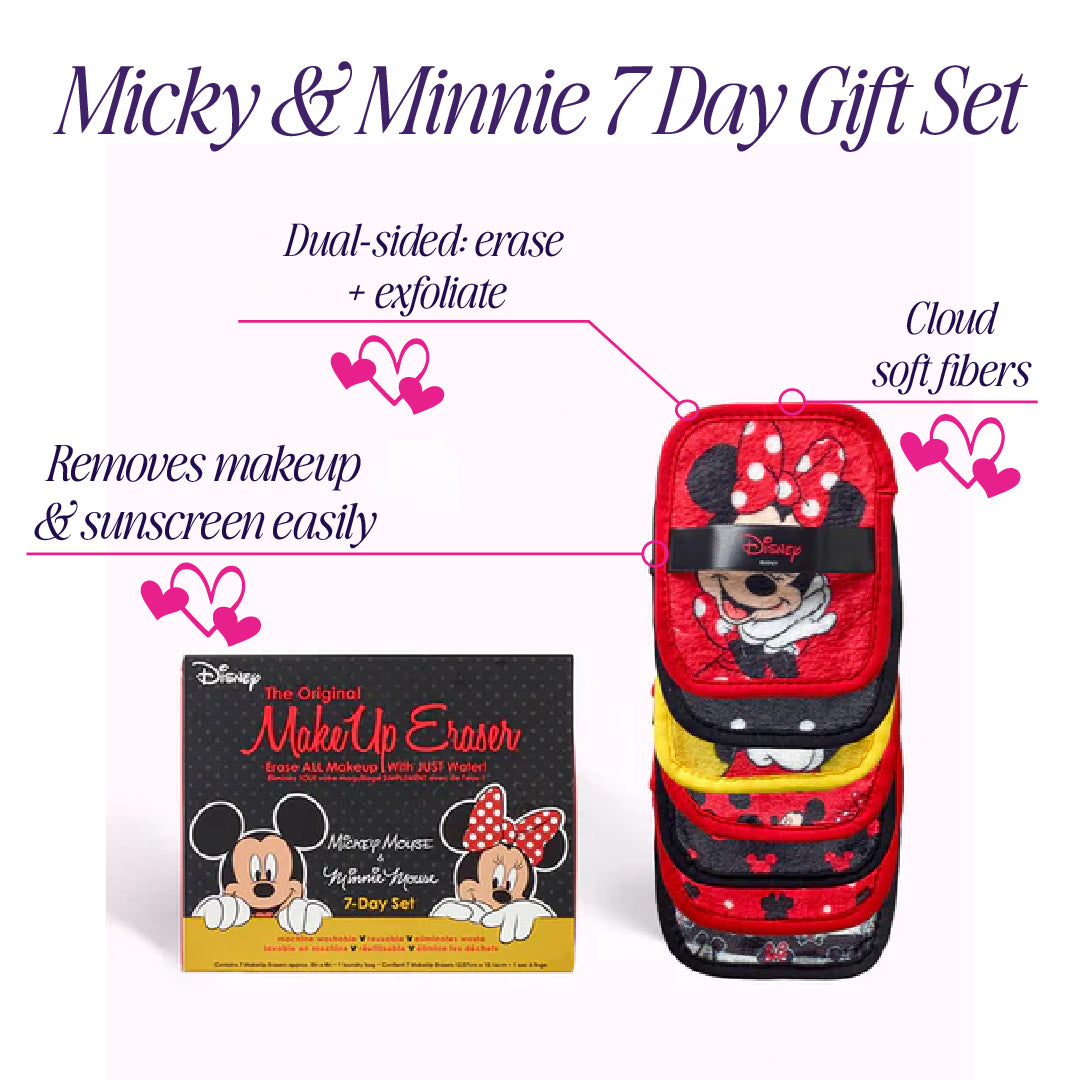 Mickey & Minnie Makeup Removing Towels by The Makeup Eraser