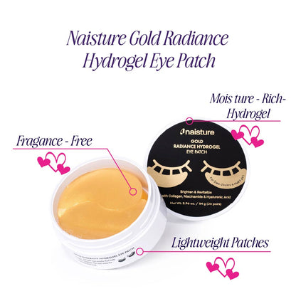 Korean Skincare Gold Undereye Masks by Naisture