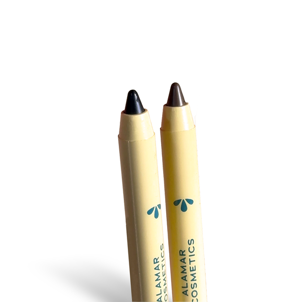 Innovate the Label affordable waterproof eyeliner pencils in black and brown shades for long-lasting eye makeup
