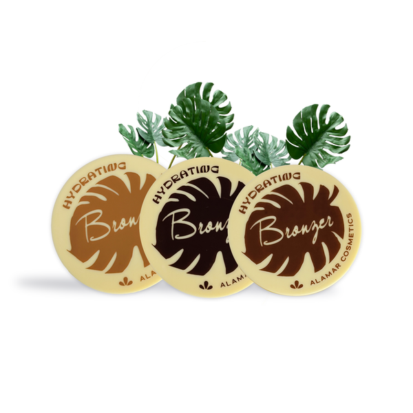 Alamar Cosmetics mini bronzers for a radiant sun-kissed glow on all skin tones