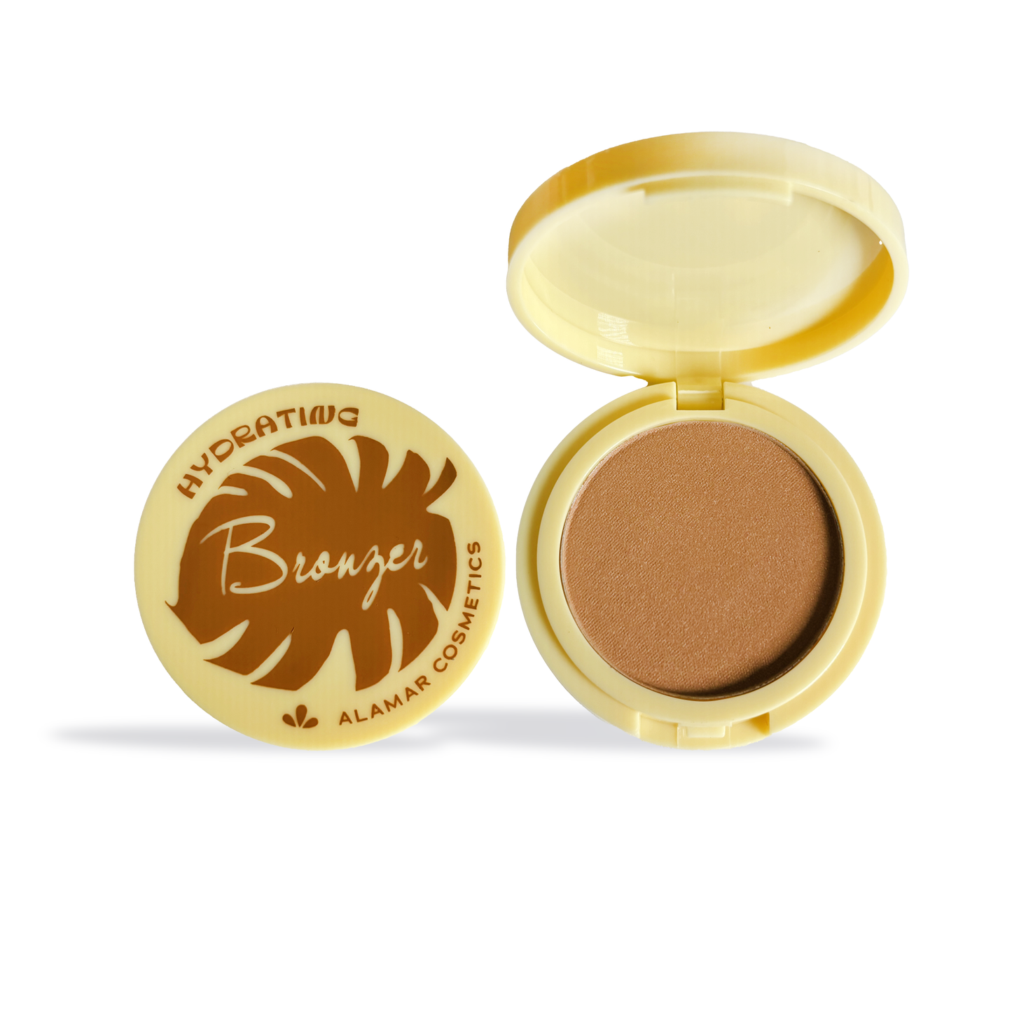 Alamar Cosmetics mini bronzers in the shade Cafe con Leche for a sun-kissed glow on light skin tones
