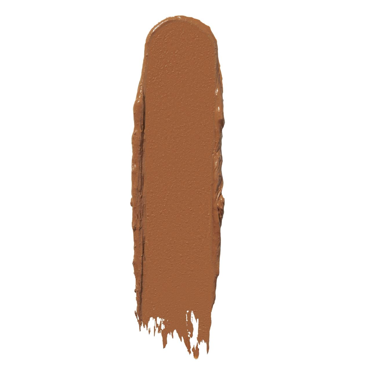 Brown shade swatch of Artist Couture Silk Cream Lipstick with smooth creamy texture