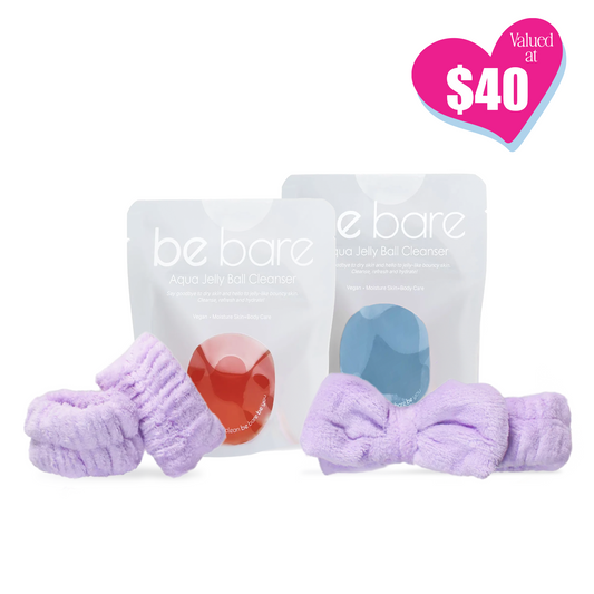 Cleanse & Prep Bundle 2 Jelly Balls + 3-Piece ITL Headband Set