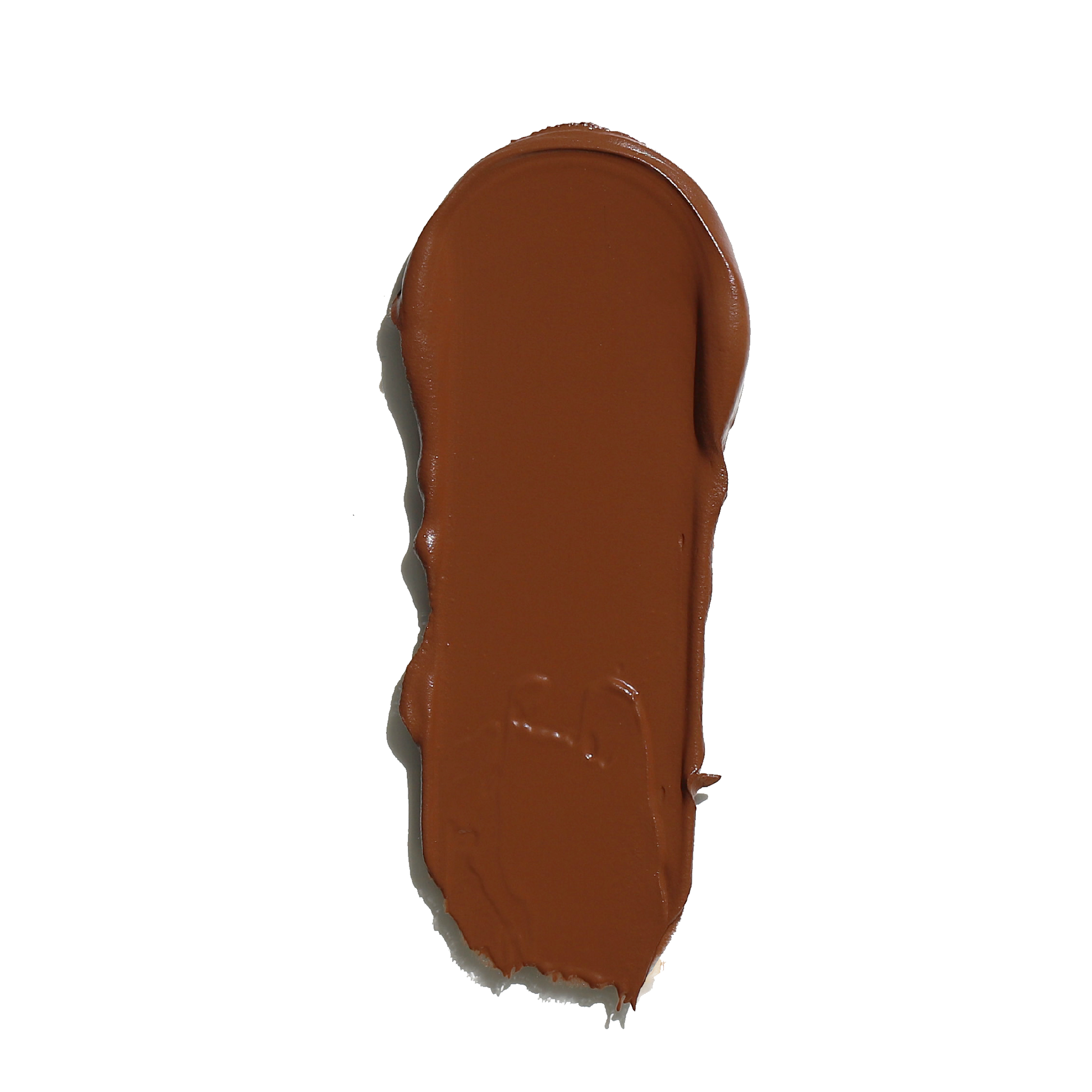 Innovate the Label cream bronzer for face swatch in deep warm brown shade on white background