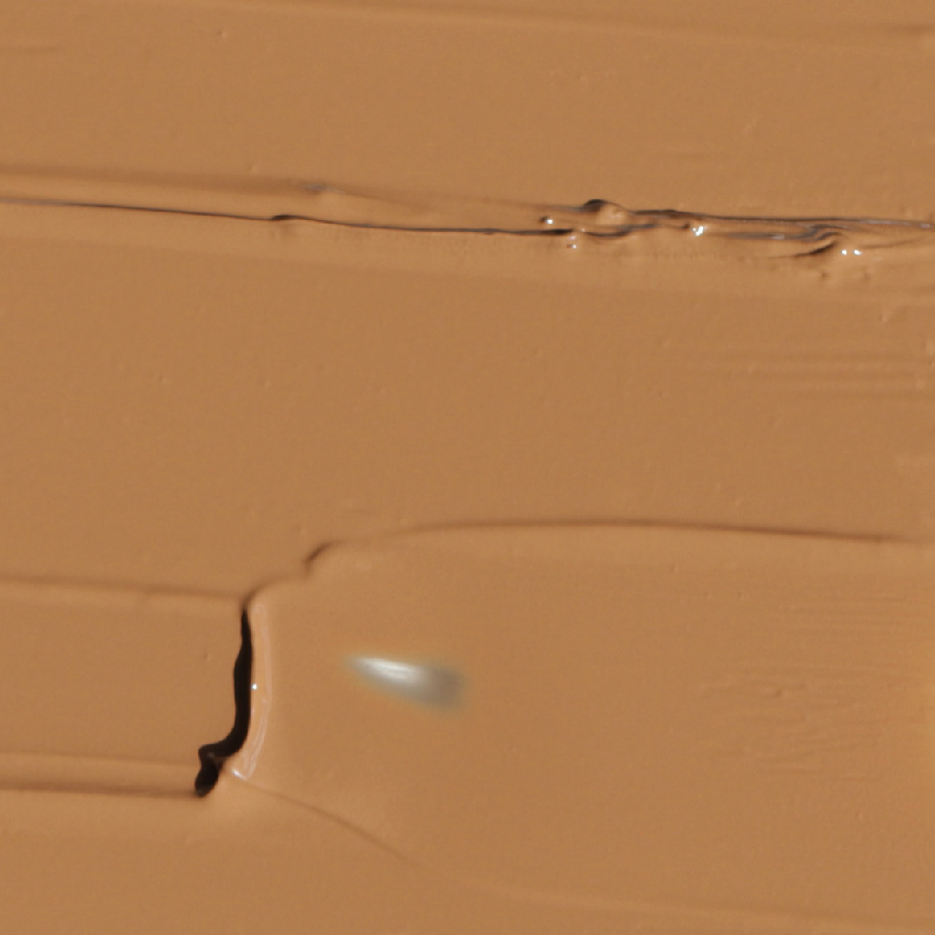 Smooth swatch of cream bronzer for face in warm tan shade by Innovate the Label