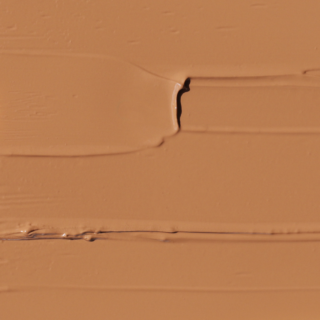 Smooth swatch of cream bronzer for face in a warm medium brown shade by Innovate the Label