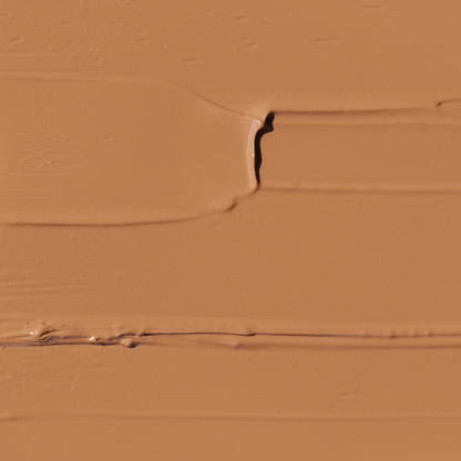 Smooth swatch of cream bronzer for face in a warm medium brown shade by Innovate the Label