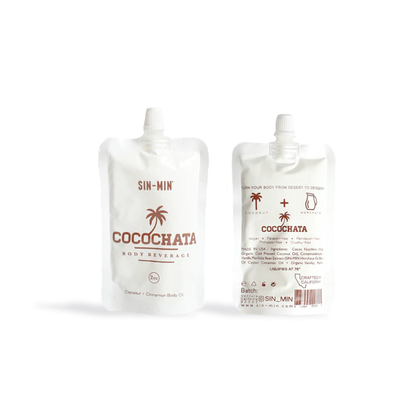 SIN-MIN Coconut Oil Cinnamon Body Lotion - Hydrating & Natural