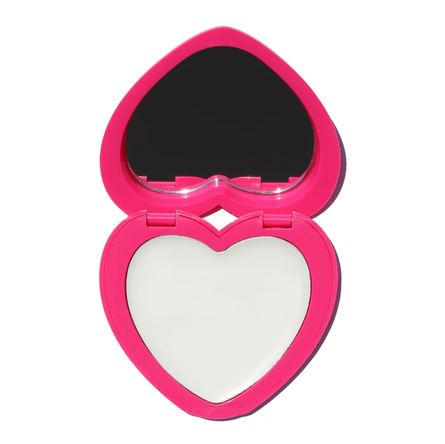 Heart-shaped cream highlighter makeup compact with mirror by Innovate the Label Beauty Bundles