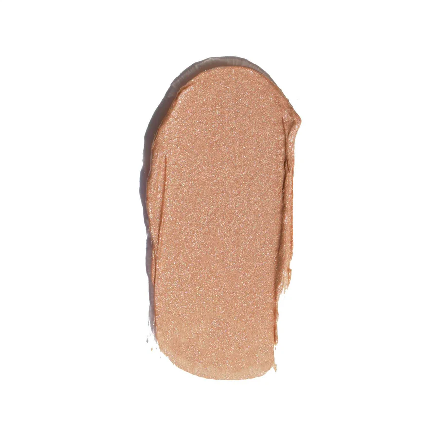 Shimmery beige cream highlighter makeup swatch from Innovate the Label Beauty Bundles