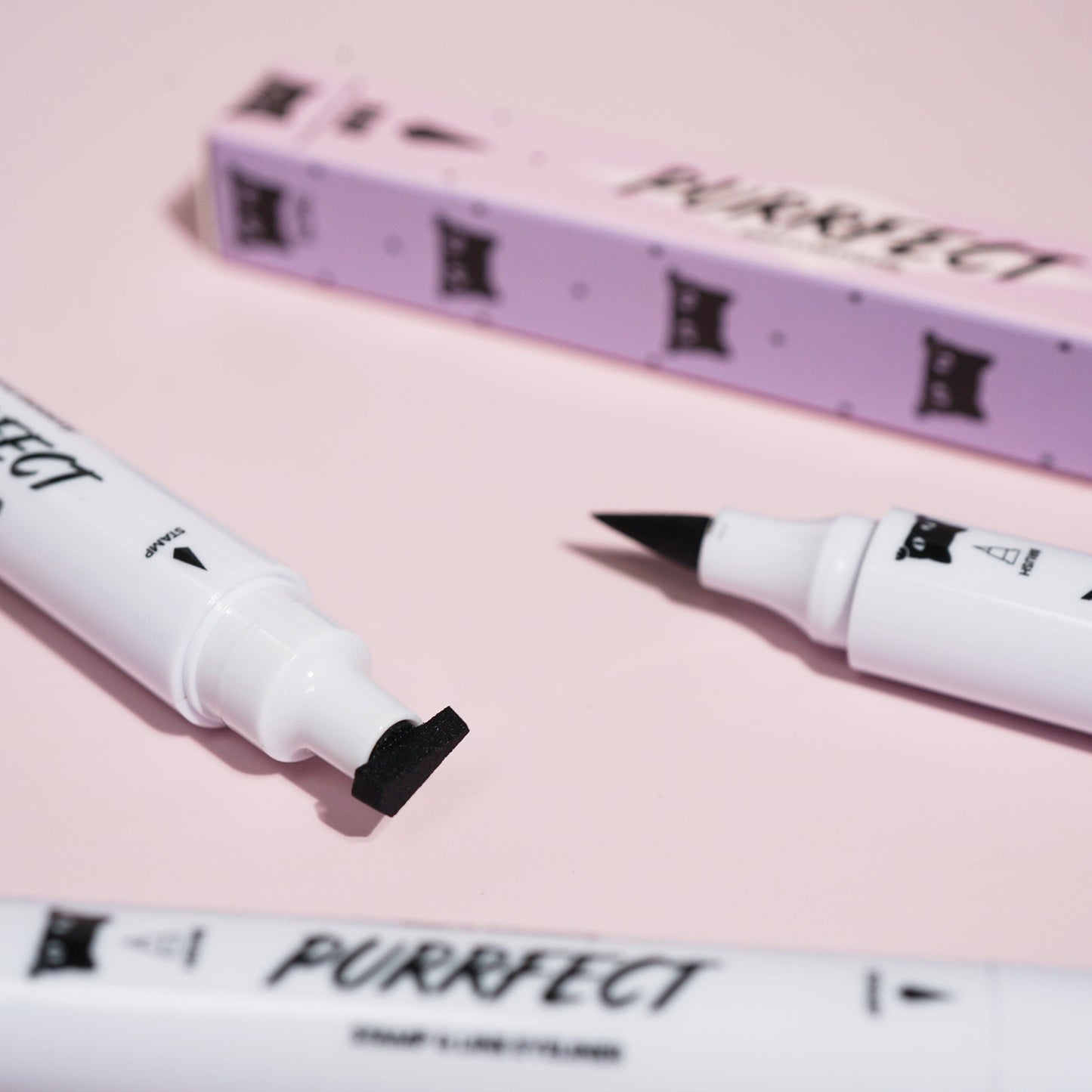 Kara Beauty Purrfect Stamp & Line Eyeliner in Black