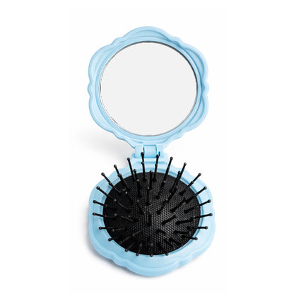 HA-09 - HA-12 Innovate the Label Beauty in Bloom Compact Brush with Mirror